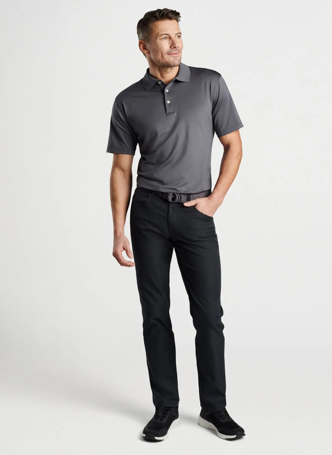 2024 Peter Millar Performance Five-Pocket Pant - Black