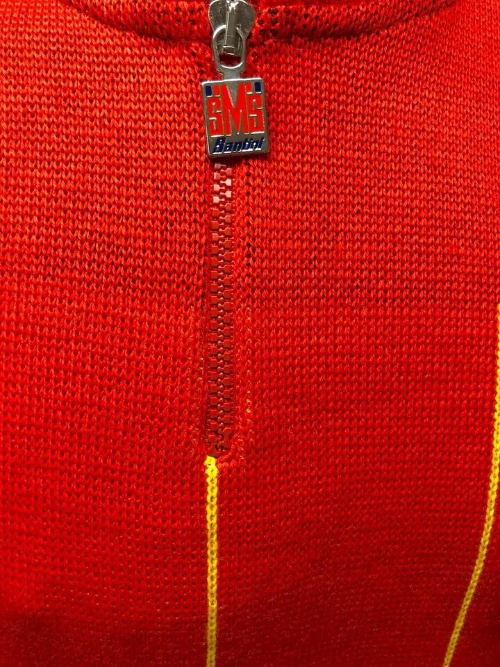 Aprica Vintage Italian Wool Blend Sweater Red by Santini