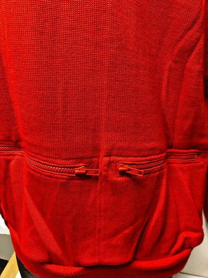Aprica Vintage Italian Wool Blend Sweater Red by Santini