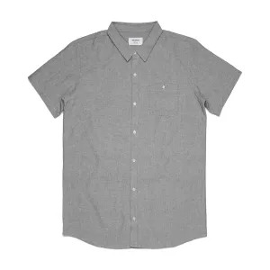 AS Colour Men's Grey Oxford Short Sleeve Shirt