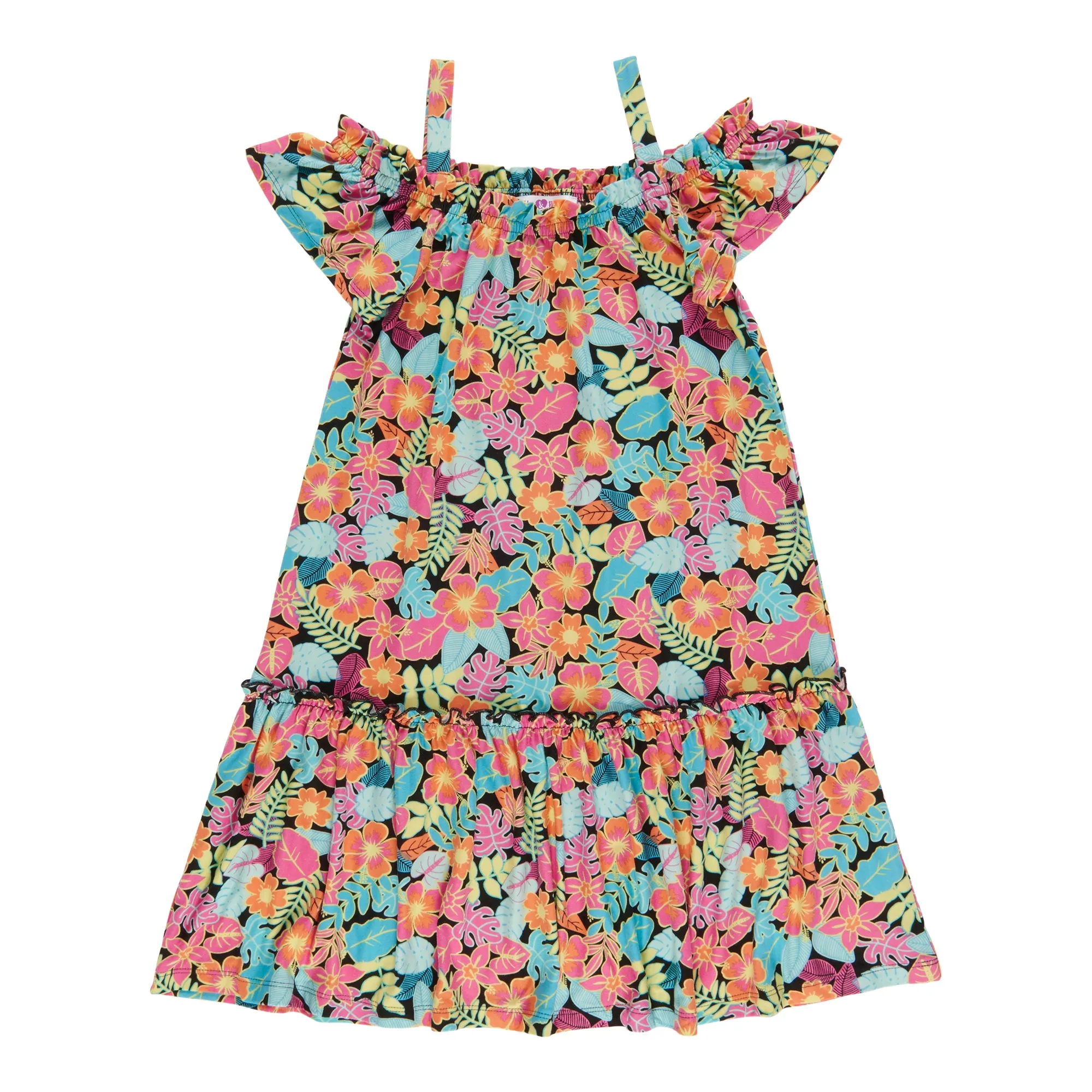 BELLA & BIRDIE Girl's Off-The-Shoulder Dress