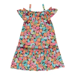 BELLA & BIRDIE Girl's Off-The-Shoulder Dress