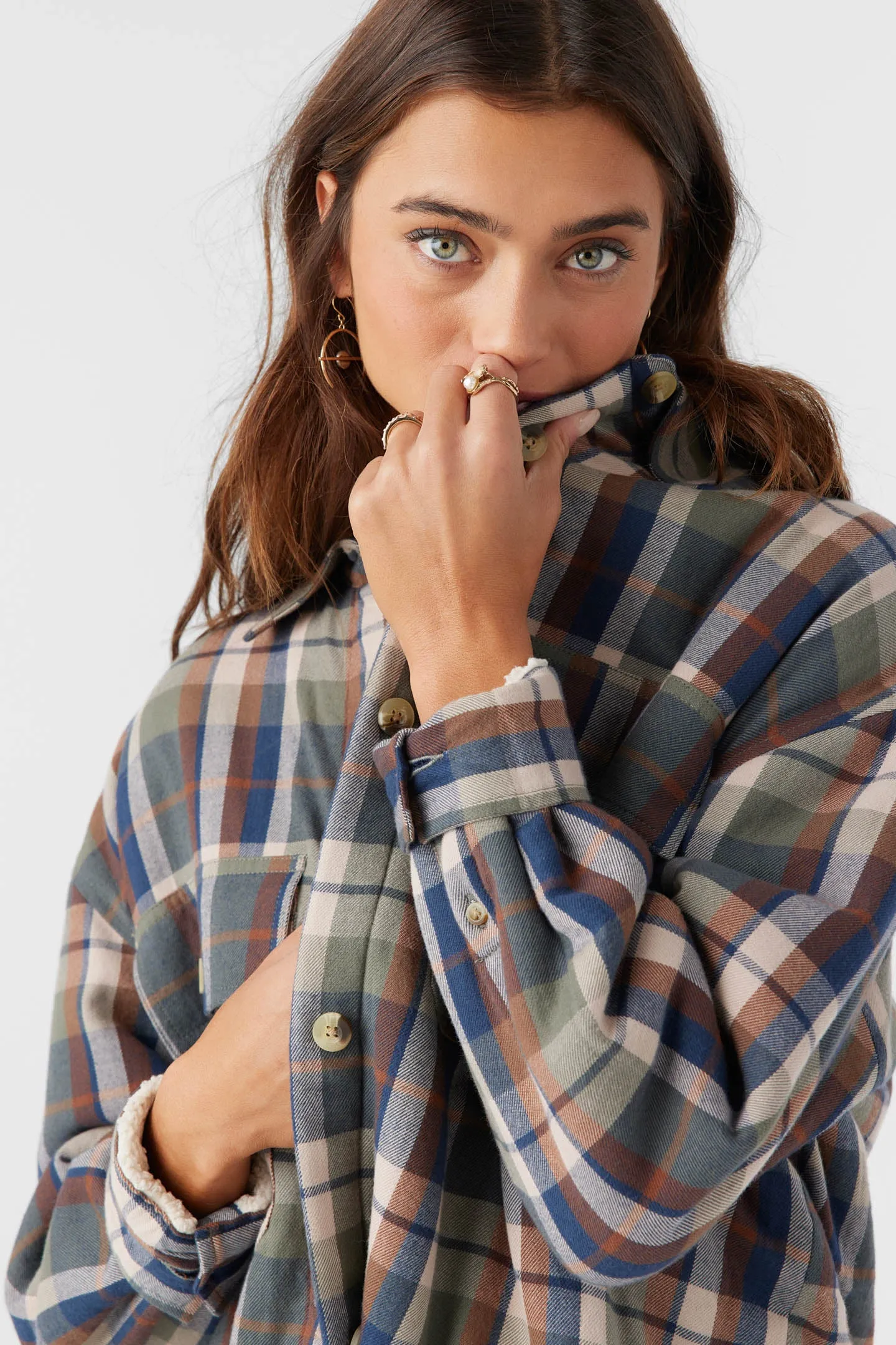 CHANCE HIGH PILE LINED FLANNEL JACKET