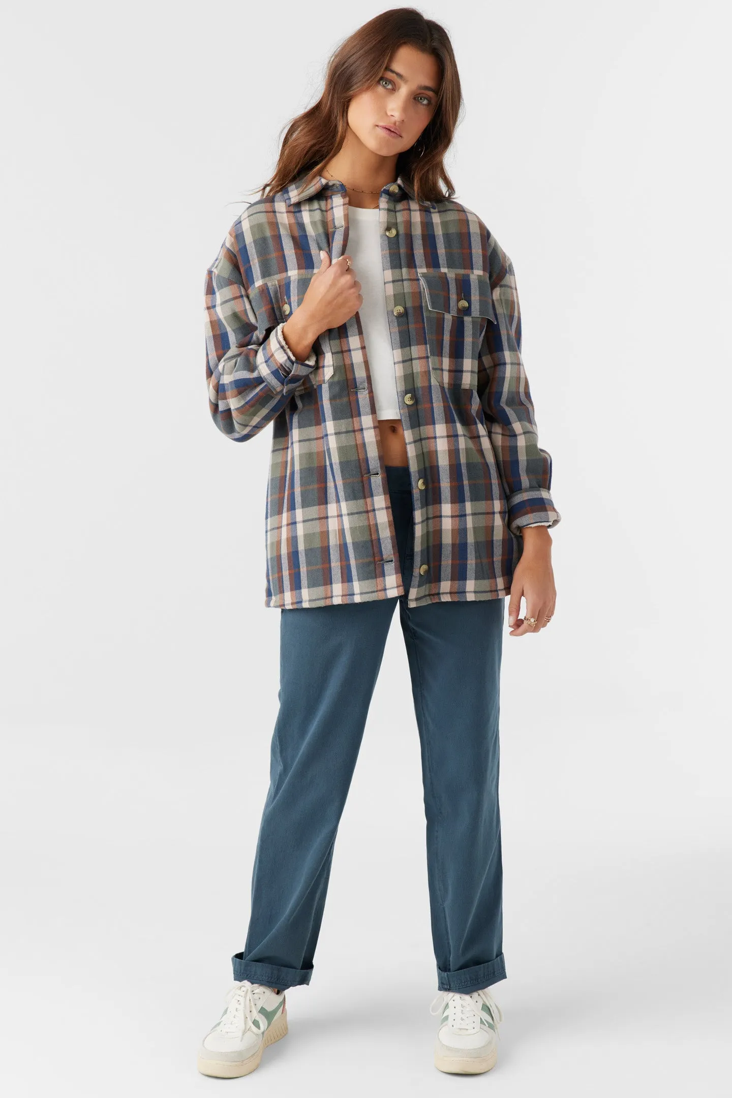 CHANCE HIGH PILE LINED FLANNEL JACKET