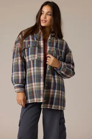 CHANCE HIGH PILE LINED FLANNEL JACKET