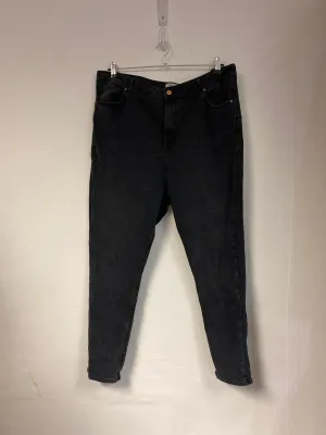 Charcoal slim jeans, New Look, Size 22