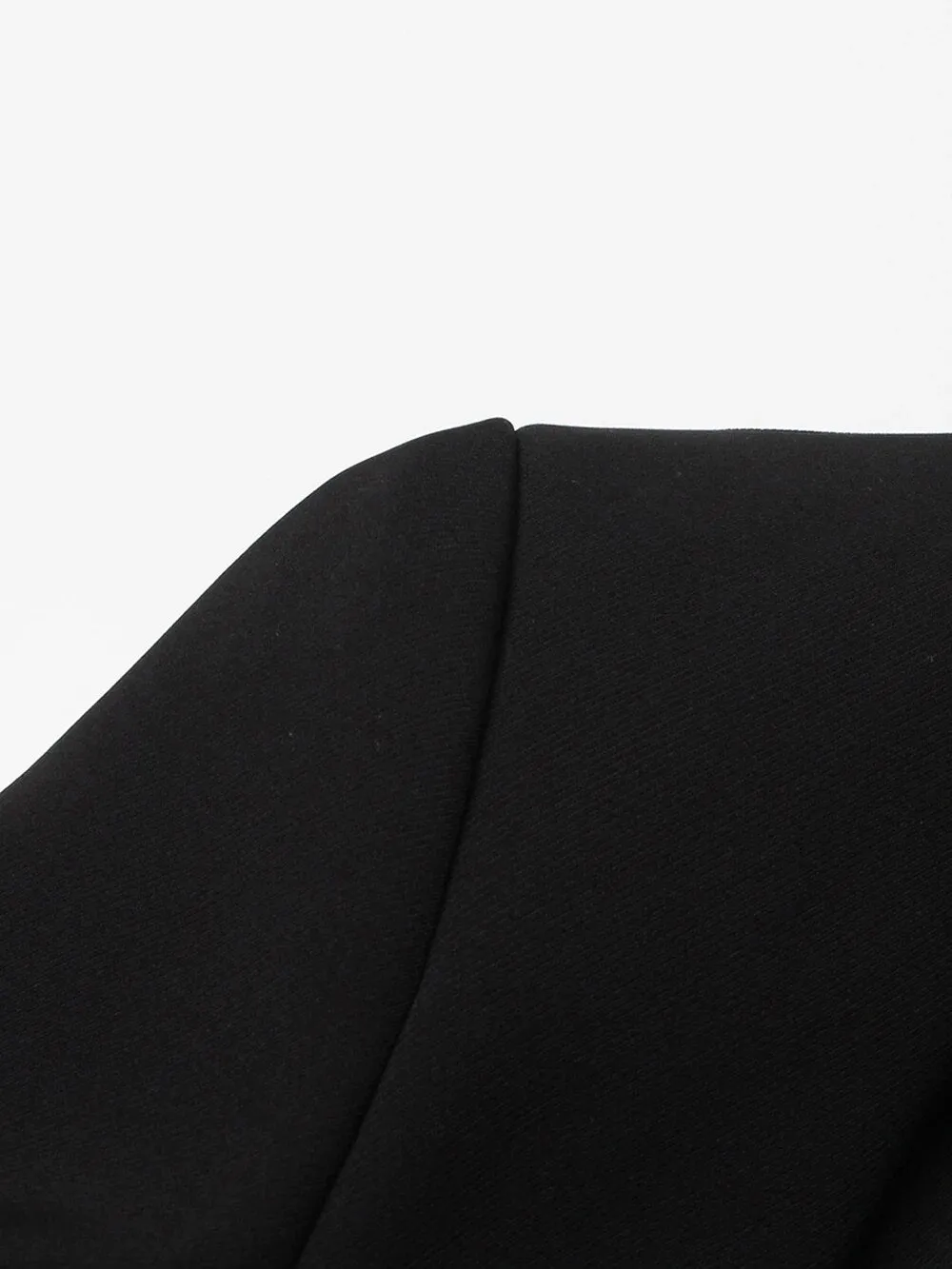 Double Breasted Long Sleeve Gathered Waist Over Coat