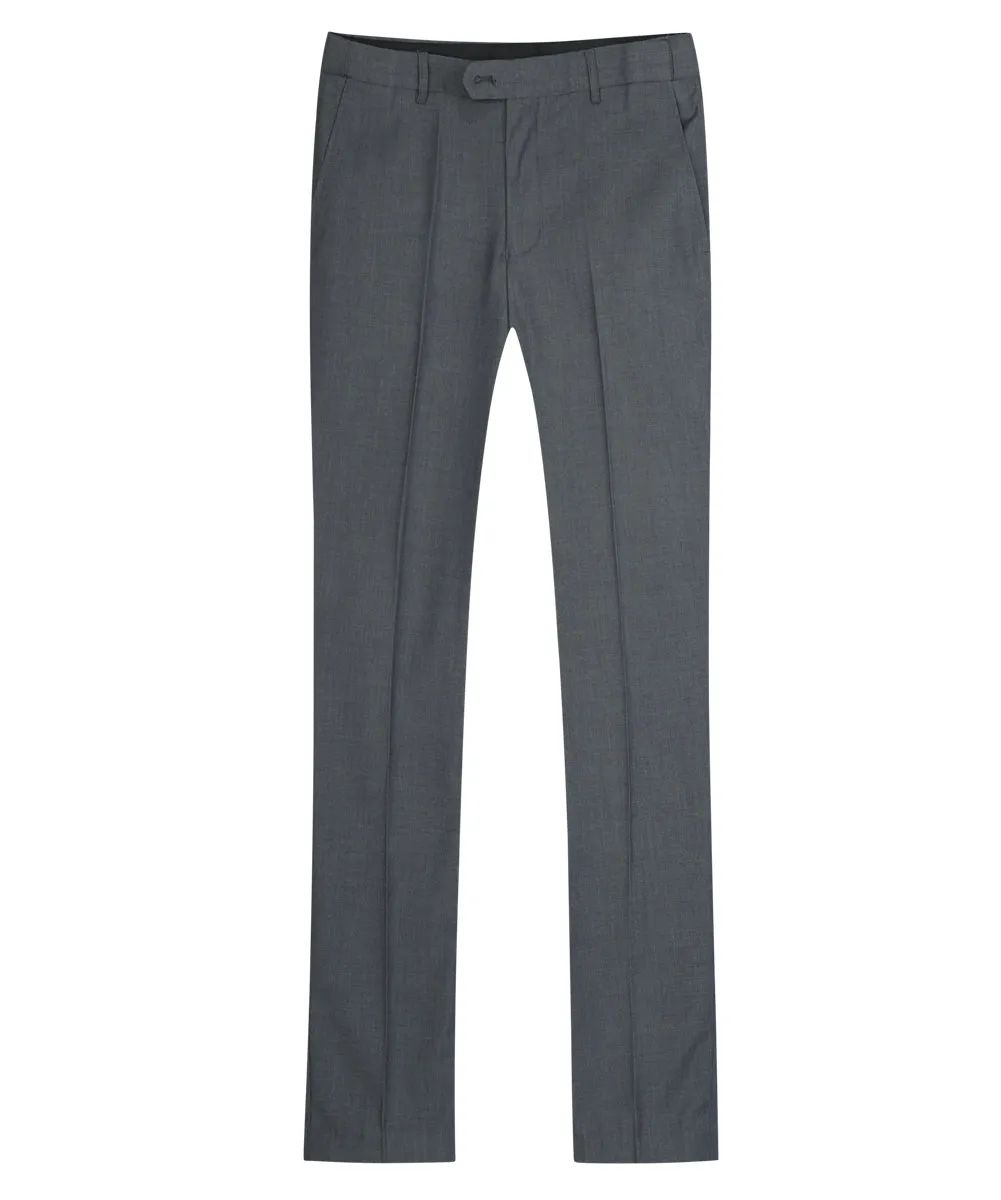 Elegant Dove Grey 3-Piece Suit - Classic One-Button Design