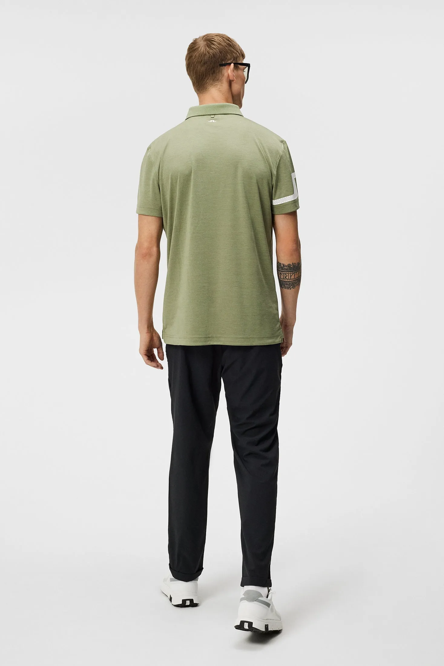 Heath Regular Fit Polo / Deep Depths Melange