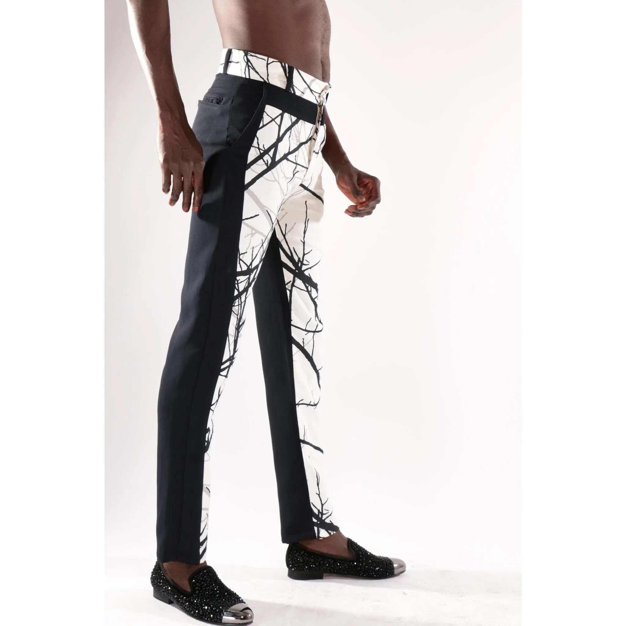 High fashion trouser with dual design