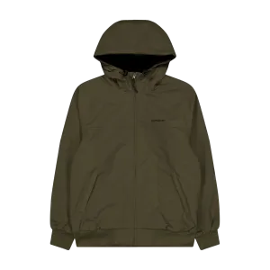 Hooded Sail Jacket 100% Nylon  Cypress / Black
