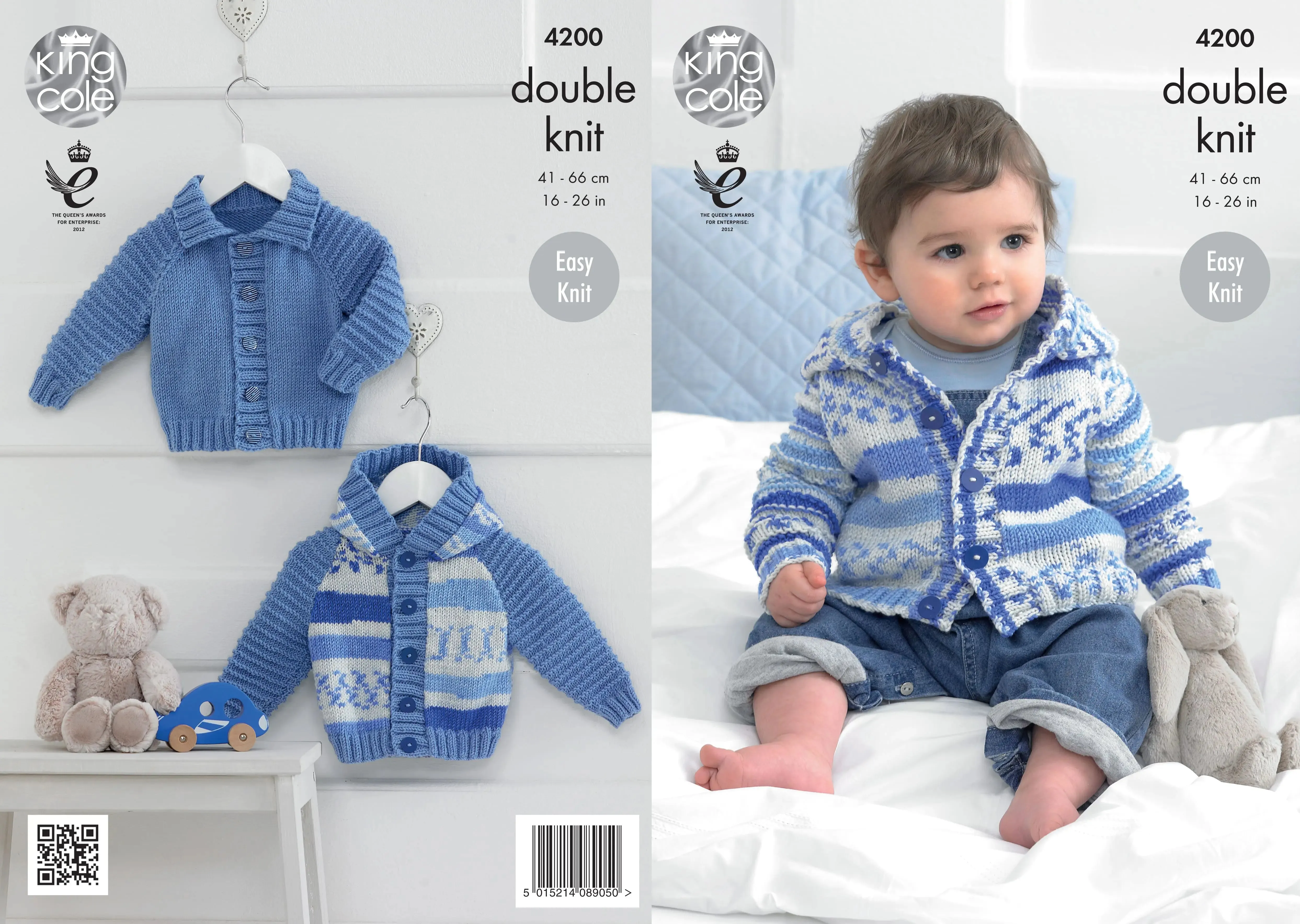 King Cole Cardigans Knitted with Cherish DK 4200