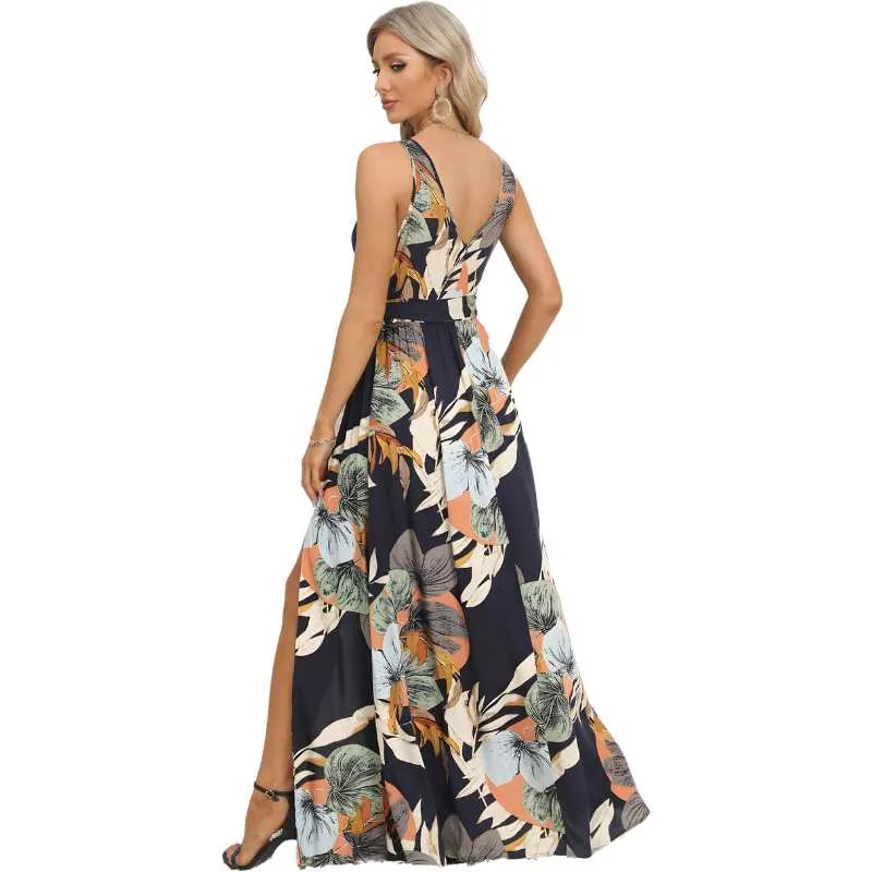 Maxi Floral Print Long Dress