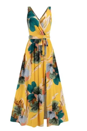 Maxi Floral Print Long Dress