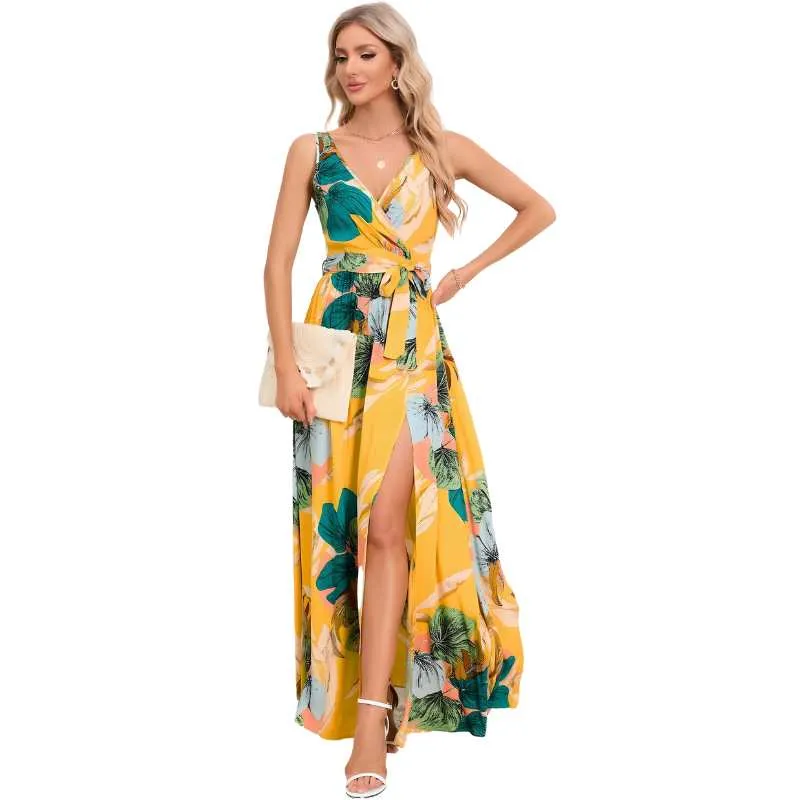 Maxi Floral Print Long Dress