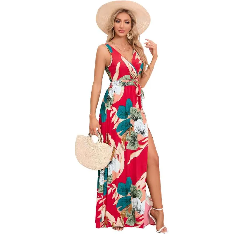 Maxi Floral Print Long Dress