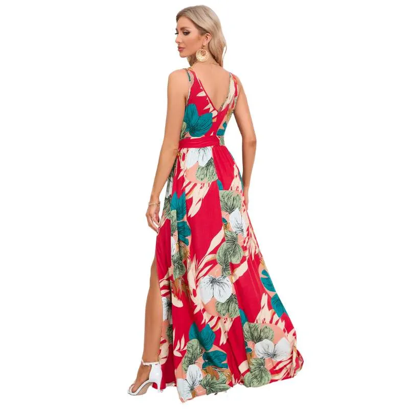 Maxi Floral Print Long Dress