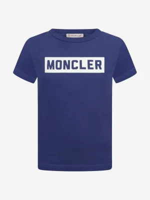 Moncler Enfant Boys Logo Jersey Top