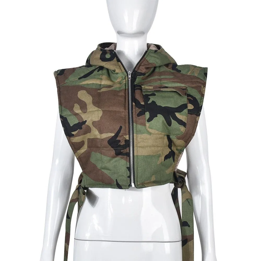 My Sleeveless Side Lace Up