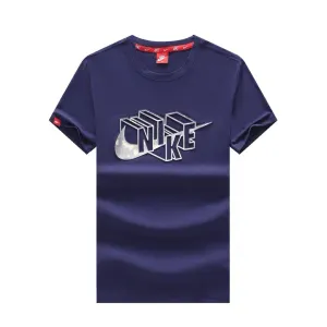 Nk Brandmark Double Side Graphic Designer Logo-Navy Blue
