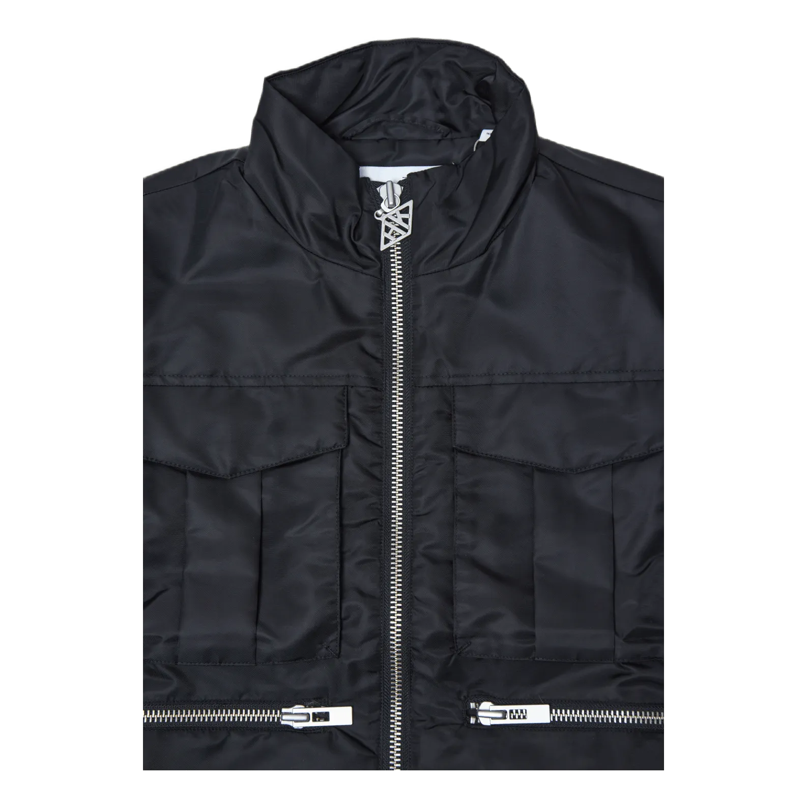 Padded Vest Faded Black