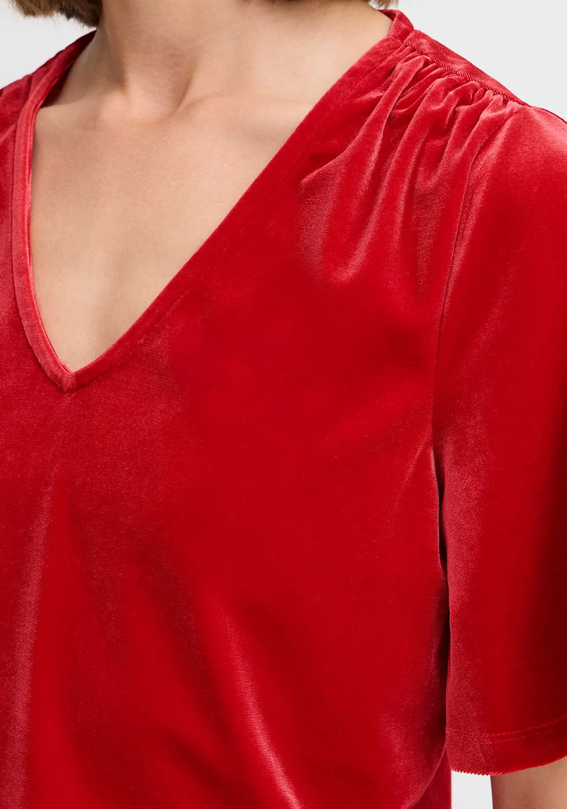 Perlina Top - Haute Red