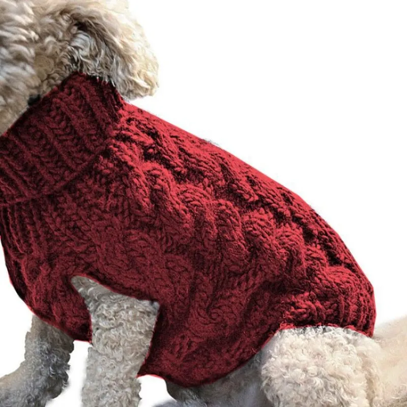 Pet's Warm Knitted Sweater