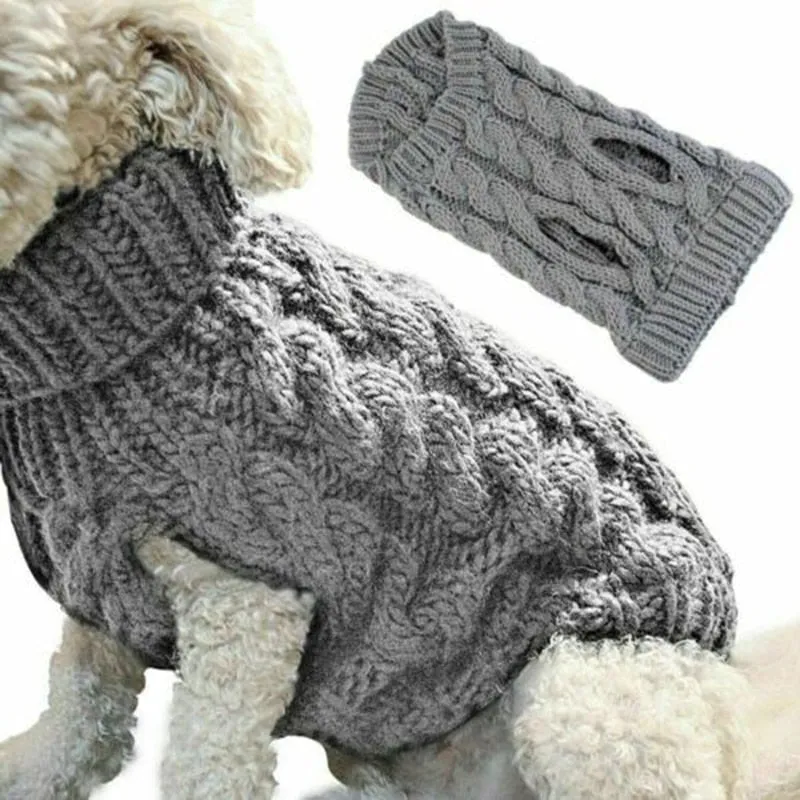 Pet's Warm Knitted Sweater
