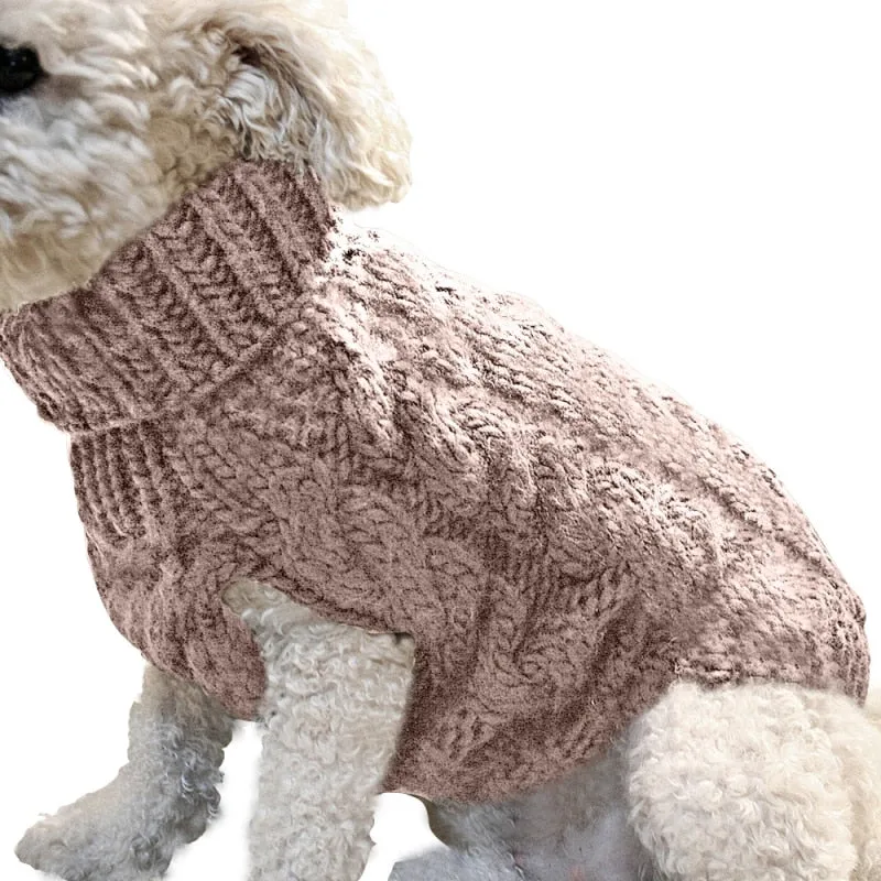 Pet's Warm Knitted Sweater