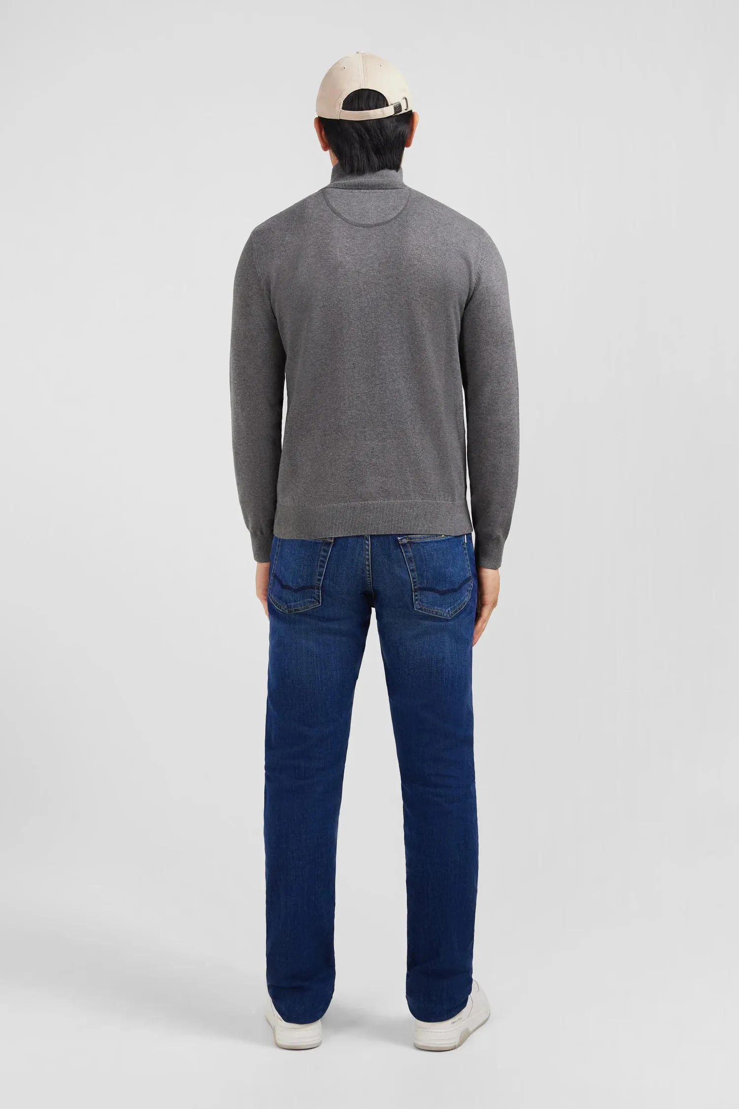 Pull camionneur Eden Park gris