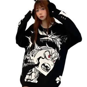 "ANTI-MAGIC" - Asta Staria - Black Clover Anime Sweater