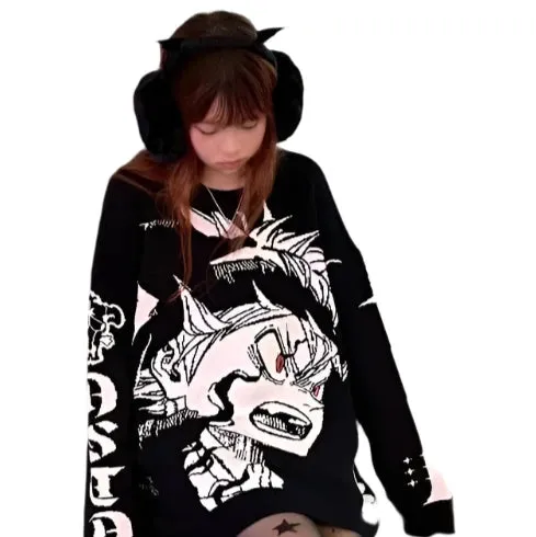 "ANTI-MAGIC" - Asta Staria - Black Clover Anime Sweater