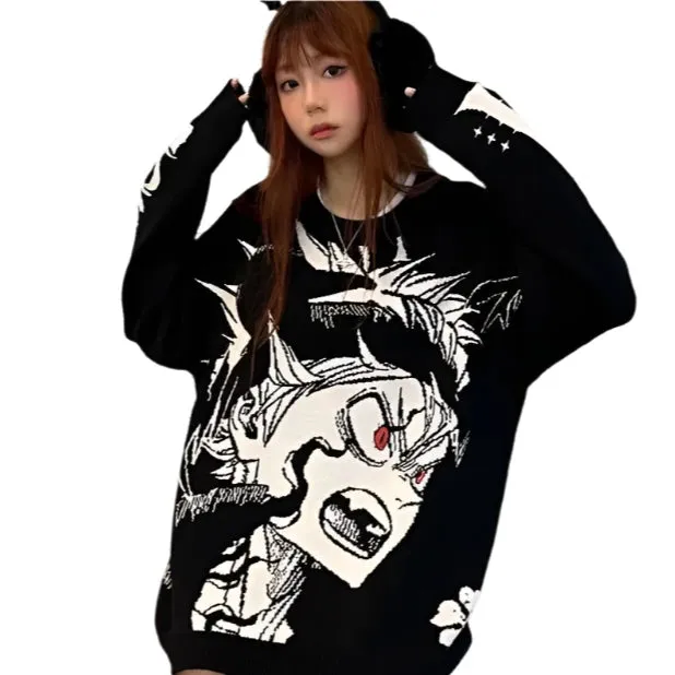 "ANTI-MAGIC" - Asta Staria - Black Clover Anime Sweater