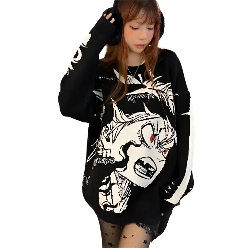 "ANTI-MAGIC" - Asta Staria - Black Clover Anime Sweater