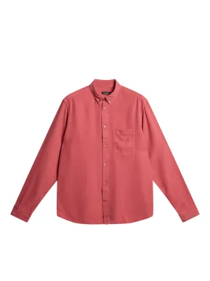 Reg LS Structure Tencel Shirt / Dusty Cedar