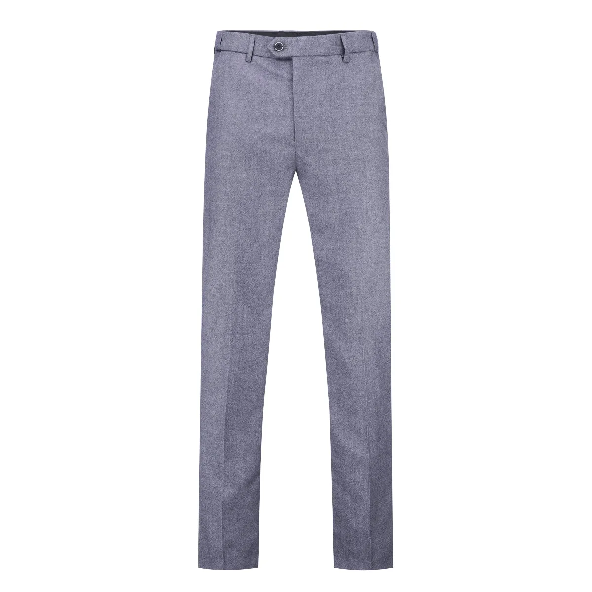 Slim Fit One Button Casual Light Grey 3-Piece Suit