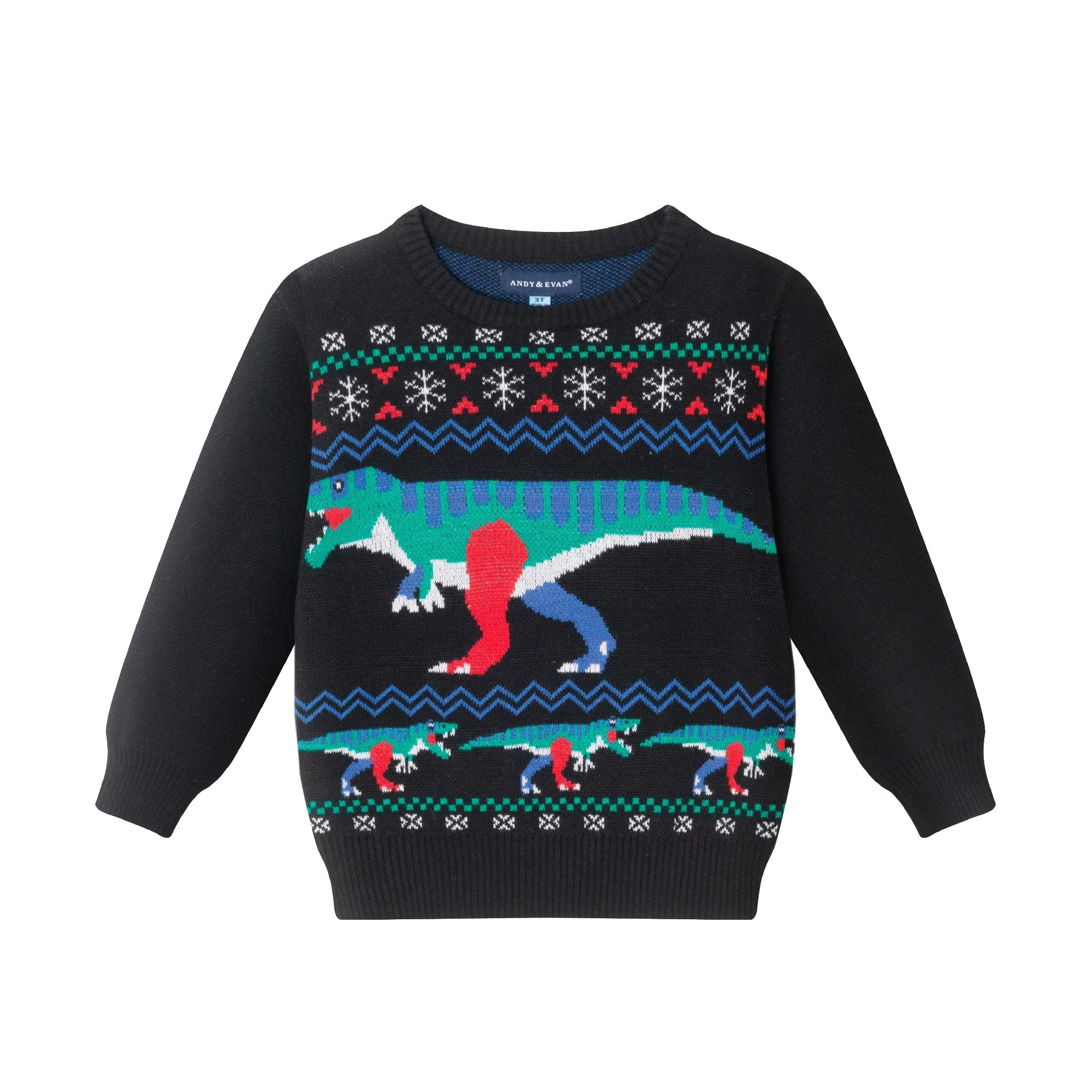 Sweater Set | Festive Dinosaur