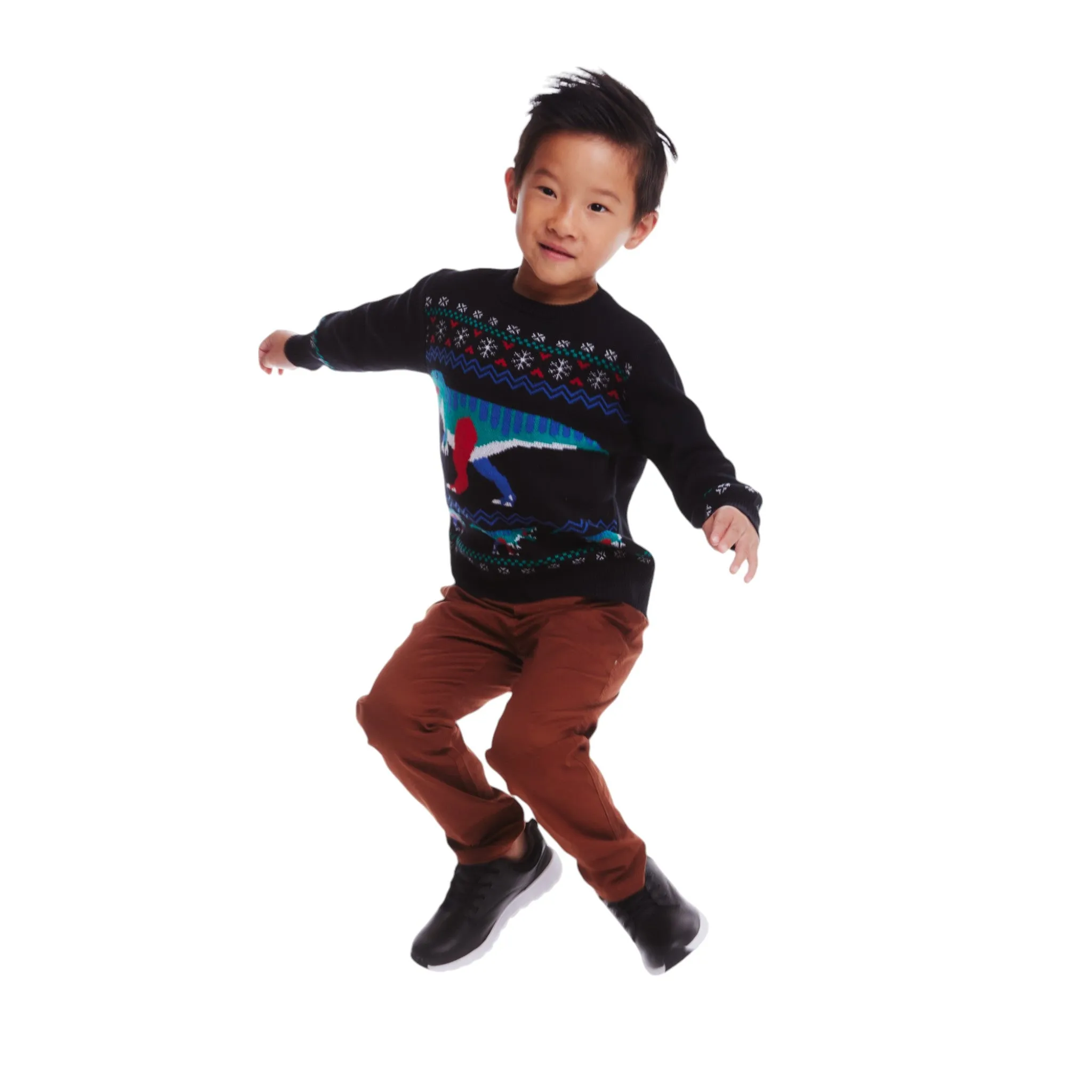 Sweater Set | Festive Dinosaur