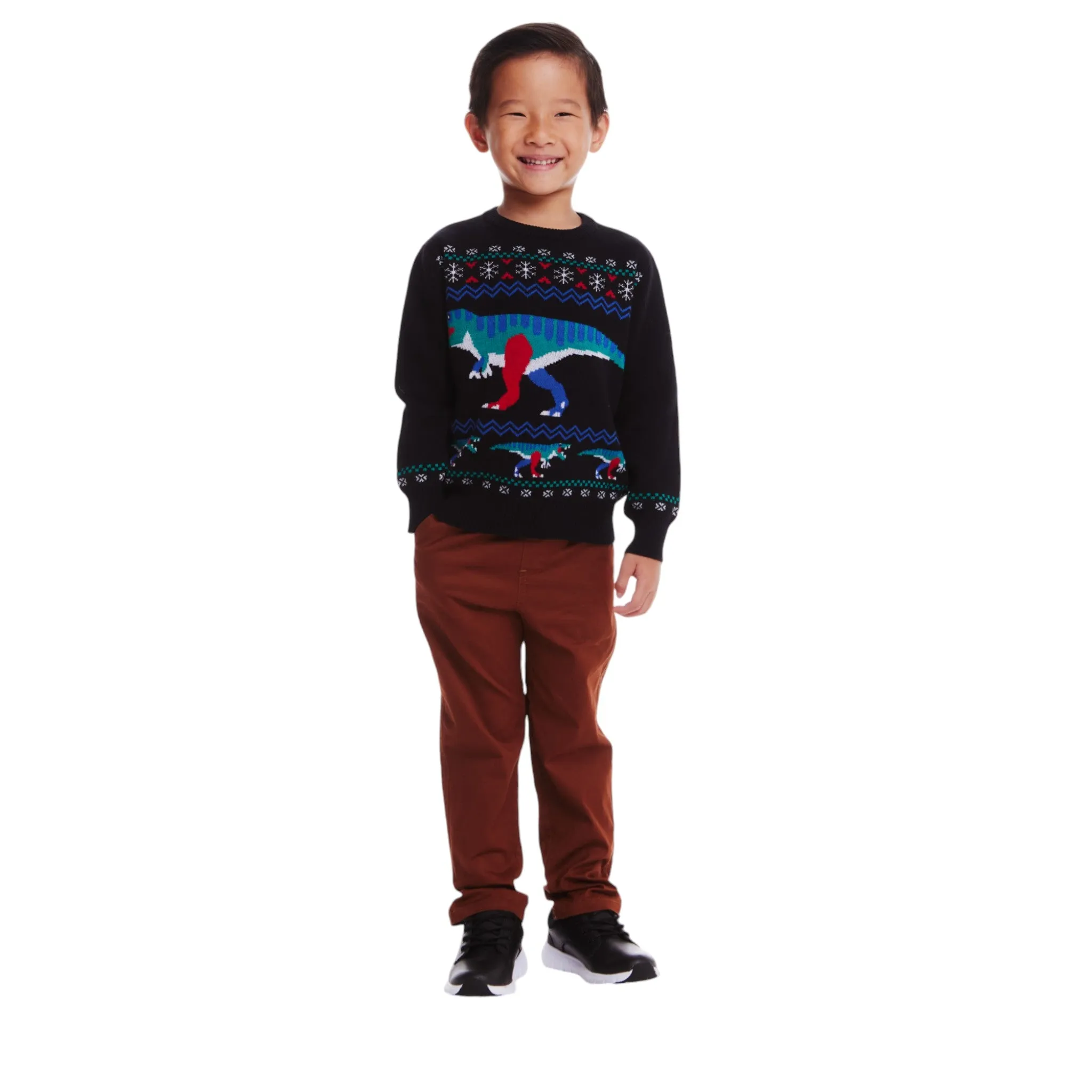 Sweater Set | Festive Dinosaur