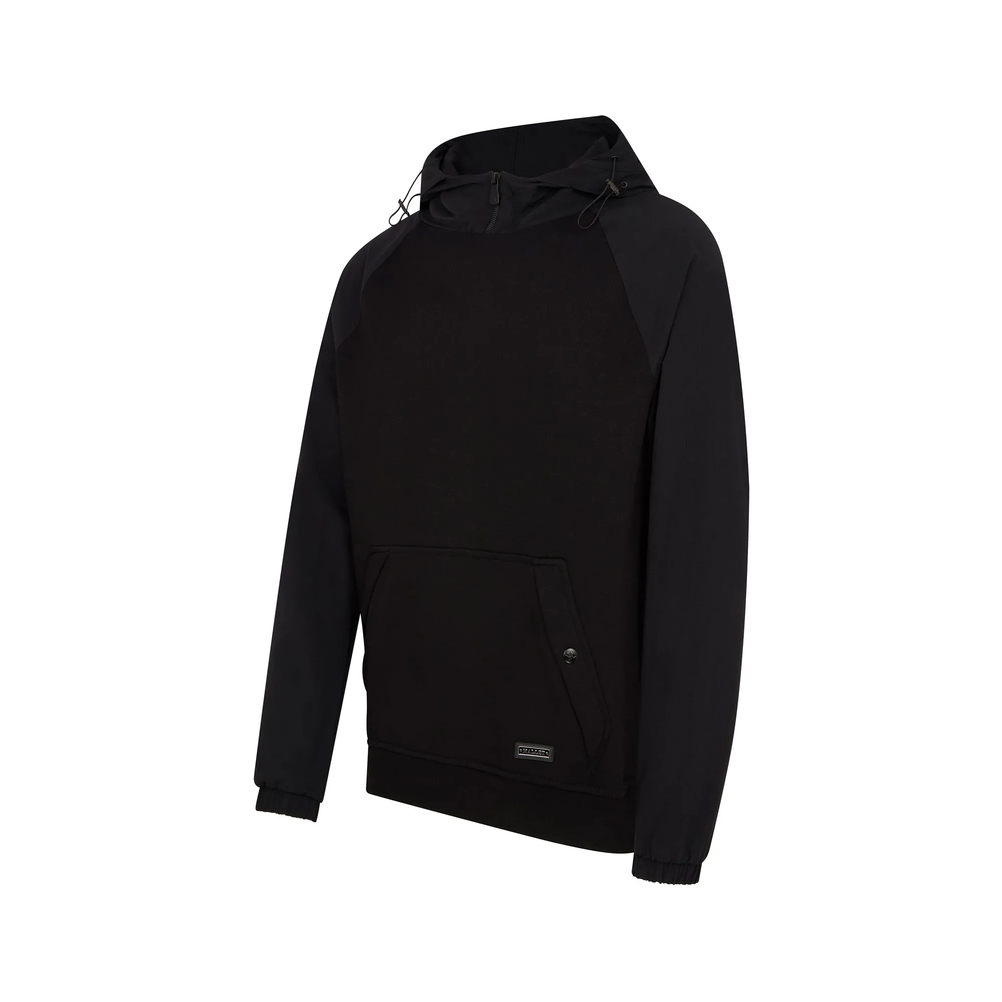 Utility Quarter Zip Hood Black