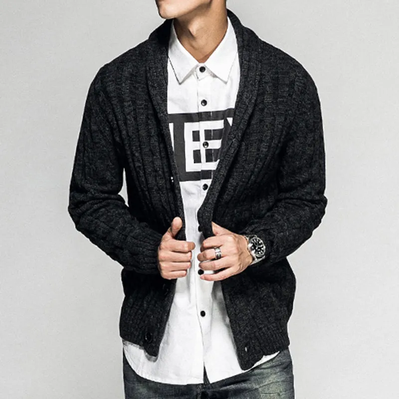 West Louis Fashion Autumn Knitted Sweater Buttom Cardigan