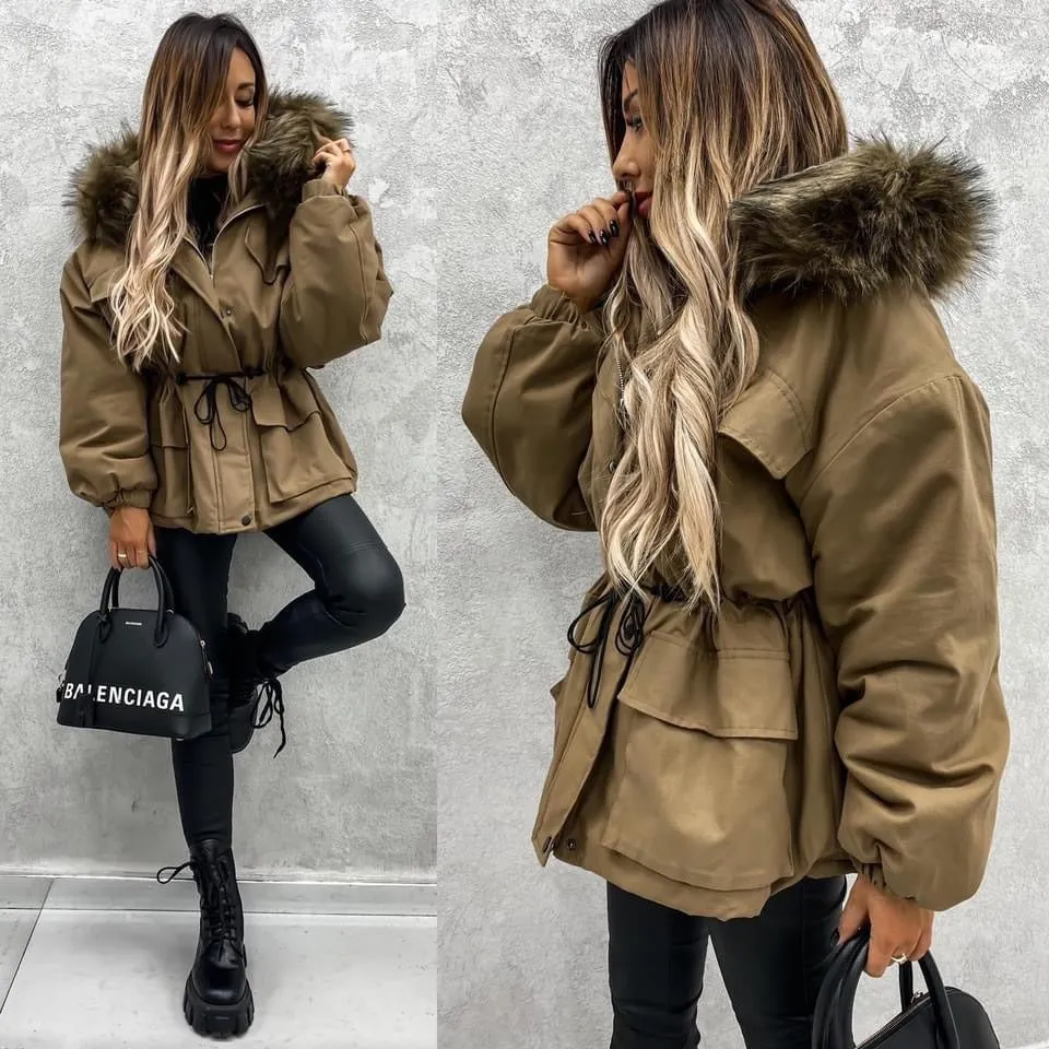 Women Winter Hooded Jacket