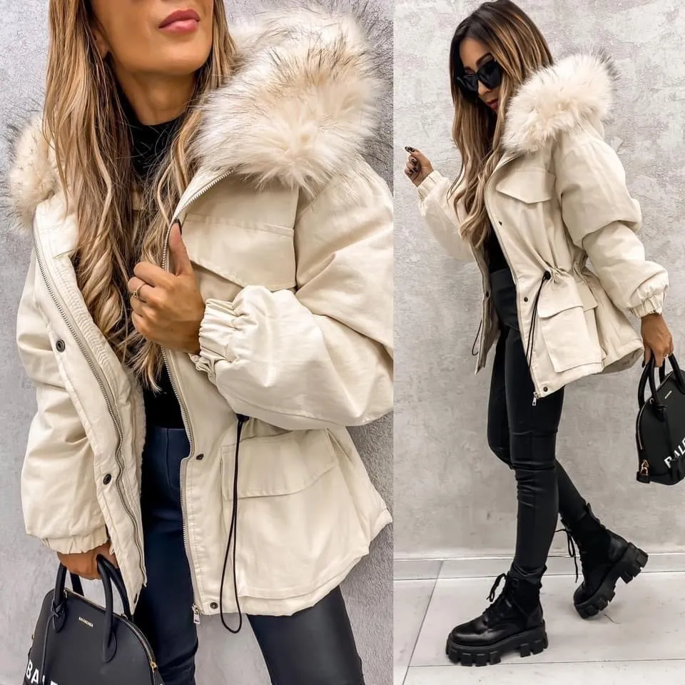 Women Winter Hooded Jacket