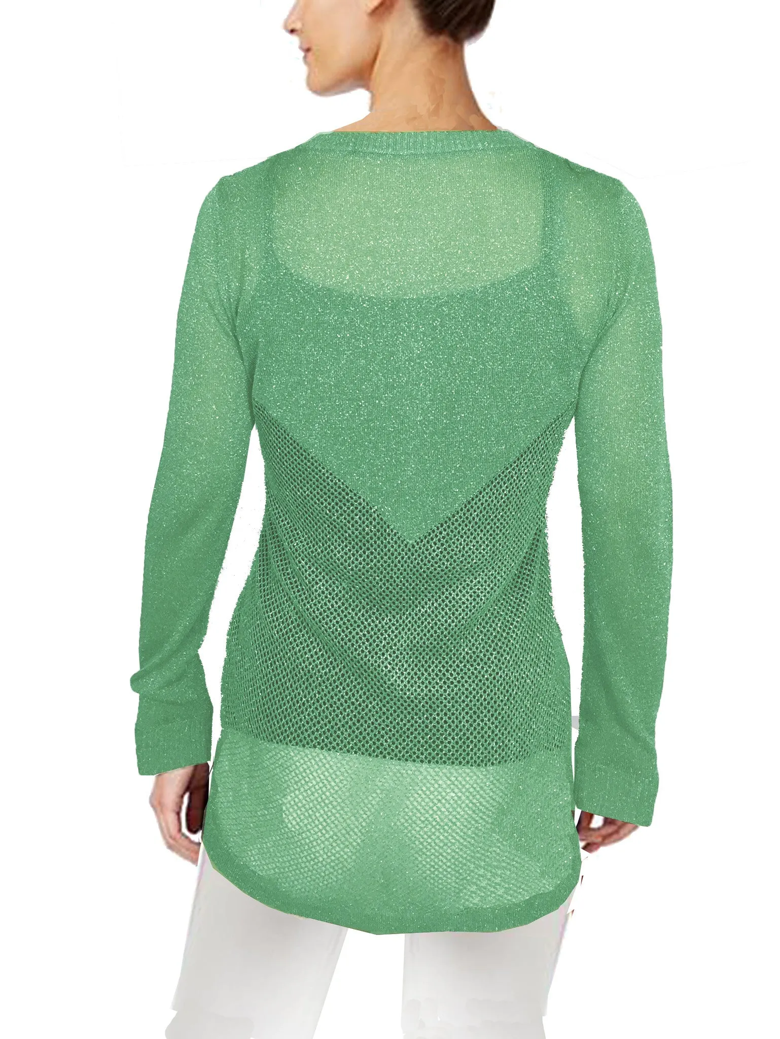WOMENS LUREX RESORT CARDIGANS
