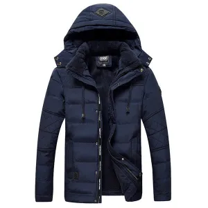 Zipper Cuff Hooded Parka